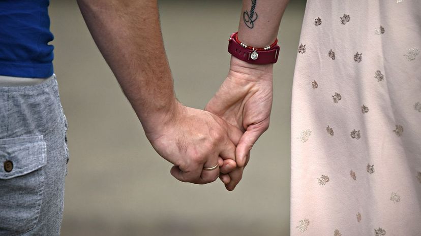 Couple Hold hands Tattoo