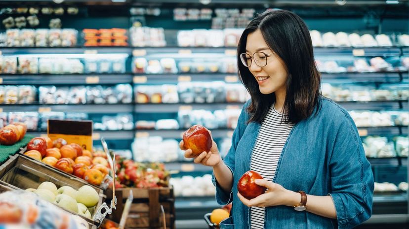 Woman Buying Fruit
