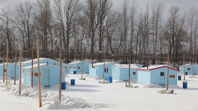 Ice Fishing Cabins