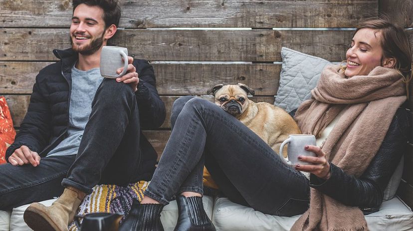 Couple &amp; Pug