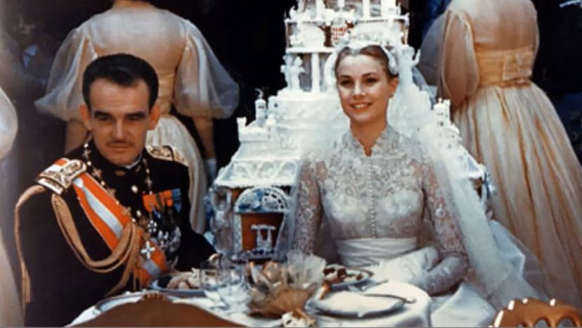 Grace Kelly and Prince Rainier (1956)