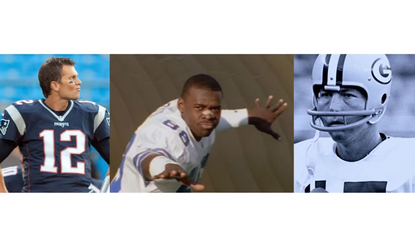 Can you name these Super Bowl MVPs from an image?