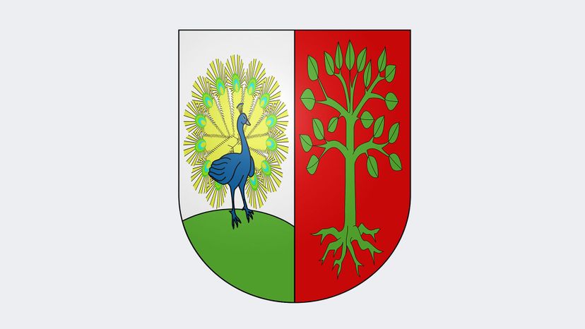 peacock coat of arms