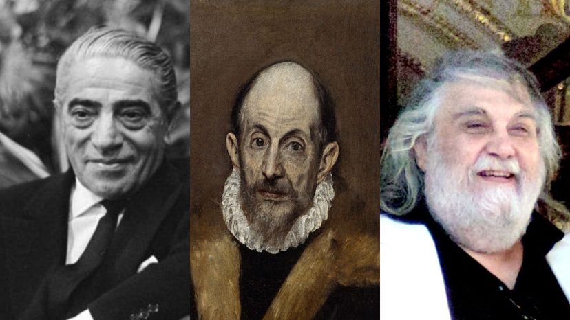 Aristotle Onassis, El Greco, and Vangelis