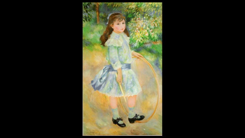 Girl with a Hoop- Pierre-Auguste Renoir