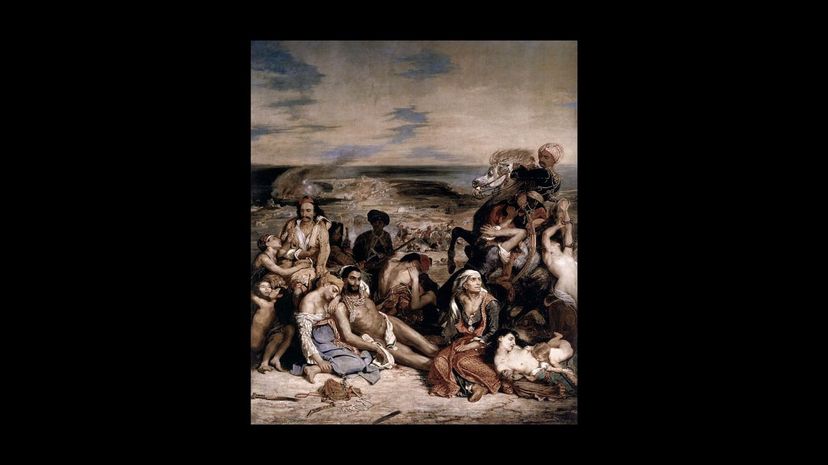 The Massacre at Chios by EugeÌ€ne Delacroix