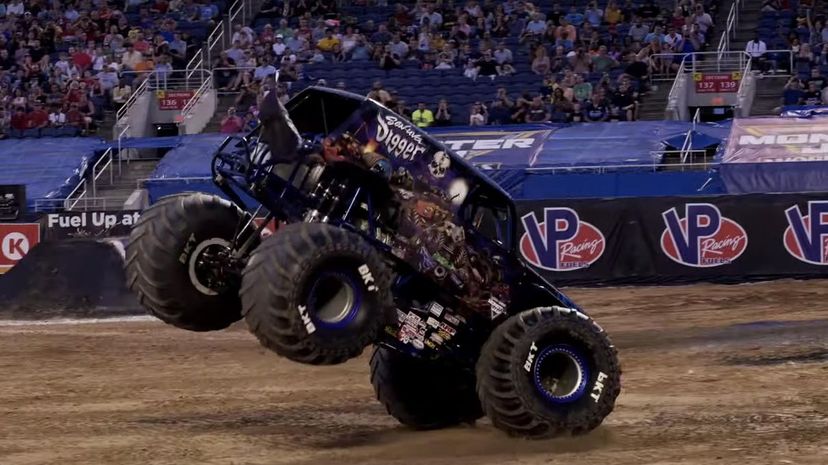 Monster Jam crowded stadium