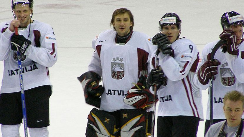 Latvian ice hockey team 2008