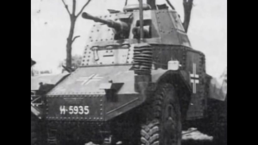Panhard 178 armored car 