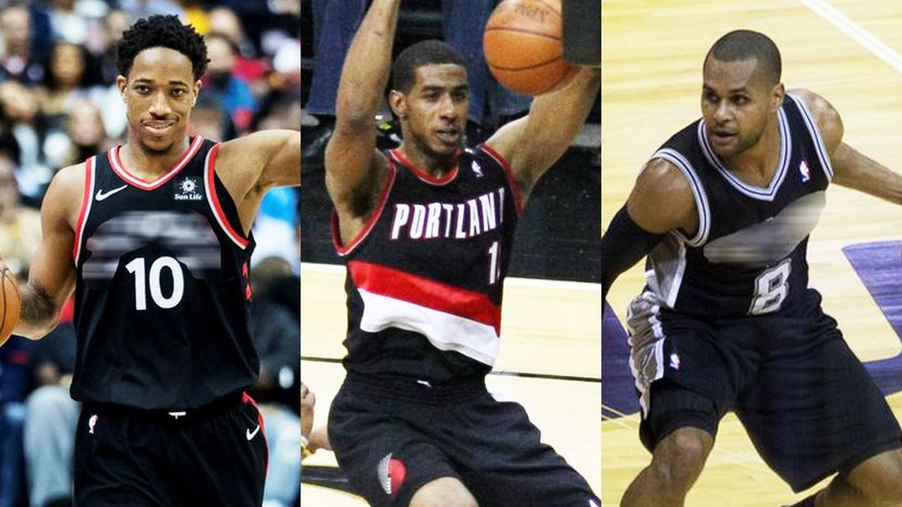 DeMar DeRozan, LaMarcus Aldridge, Patty Mills