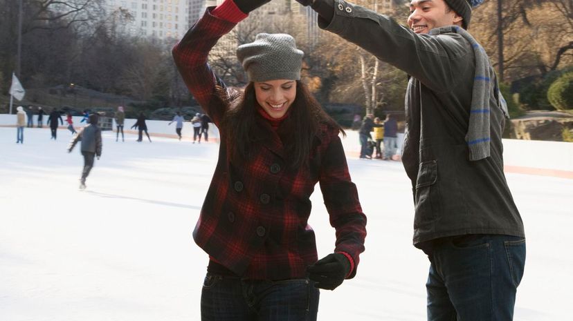 Couple Ice Skating