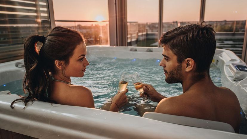 15 couple in a hot tube