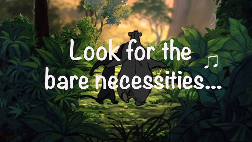 The Bare Necessities (from The Jungle Book)