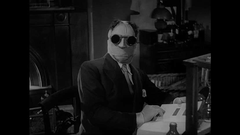 Claude Rains -&gt; The Invisible Man (The Invisible Man)