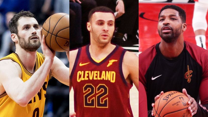 Kevin Love, Larry Nance Jr., Tristan Thompson