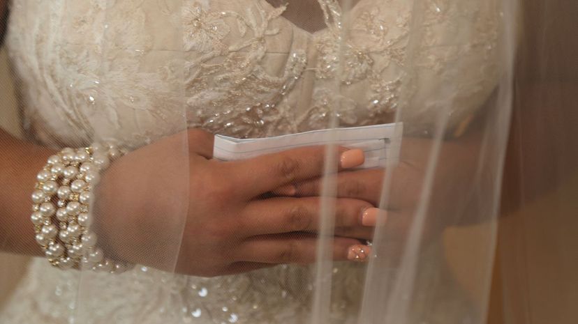 Question 29 - wedding gown sparkle