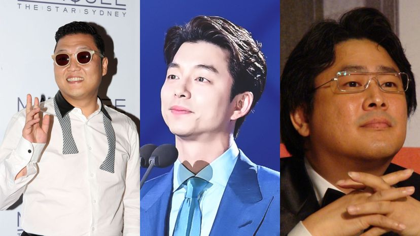 Psy, Gong Yoo, and Park Chan-wook
