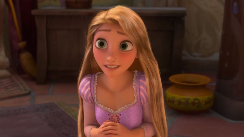 Rapunzel talking