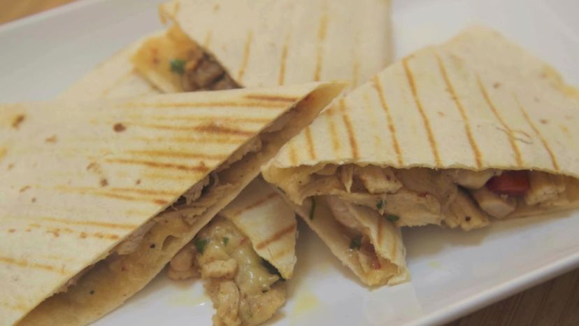 Shredded Chicken Mini Quesadilla