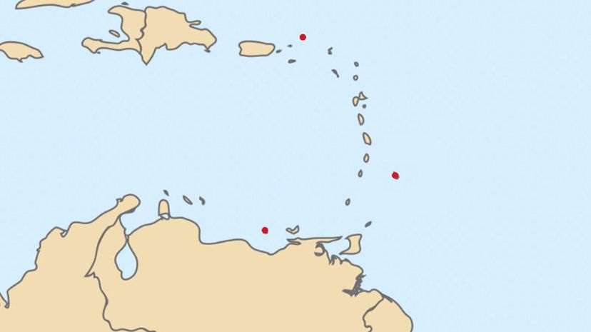 巴巴多斯岛的地图”border=