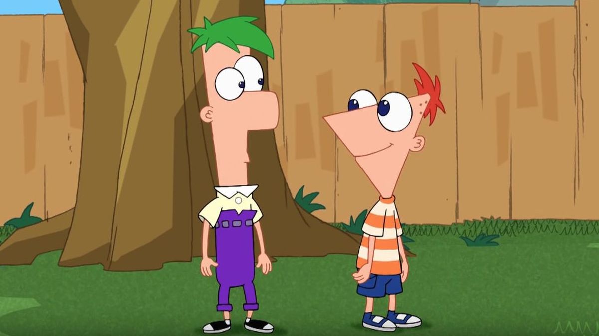 baby phineas and ferb characters