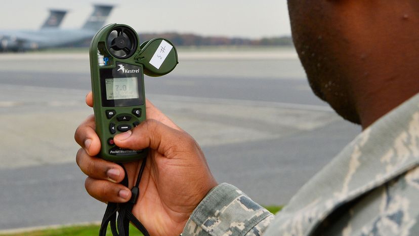 handheld weather meter