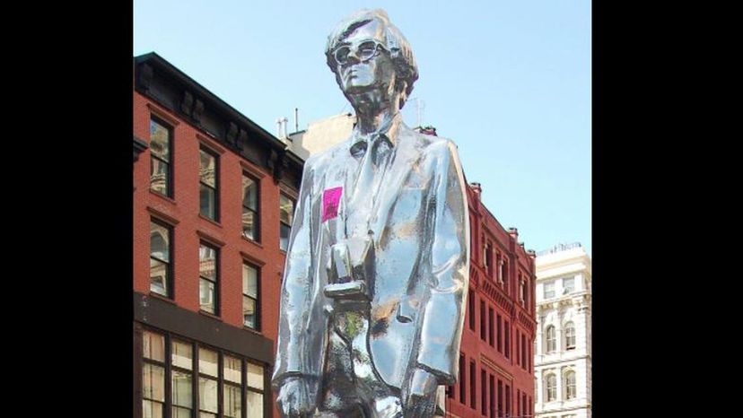 Andy Warhol statue