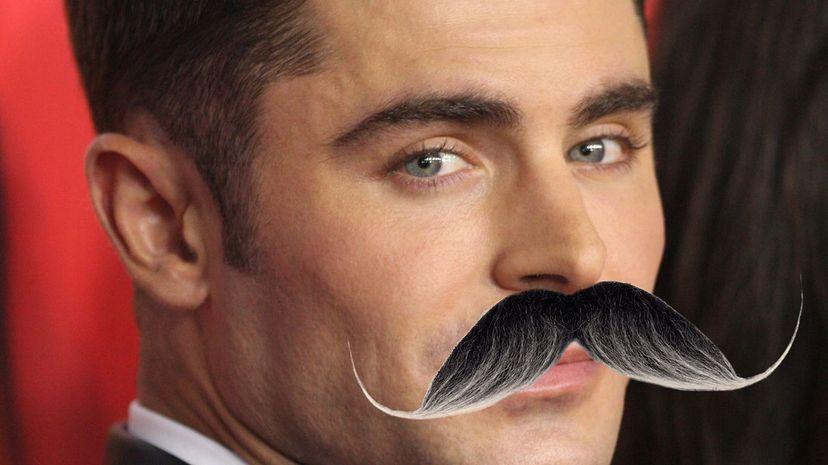 Zac Efron mustache