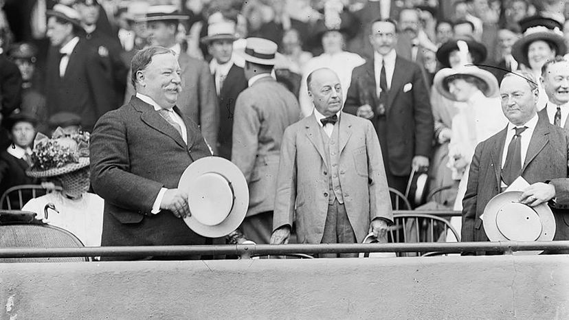 First US President to throw first pitch (1910)