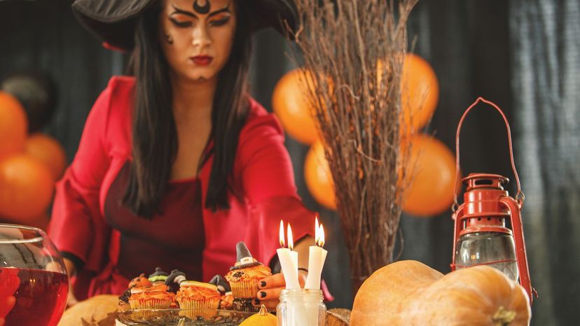 Halloween hostess