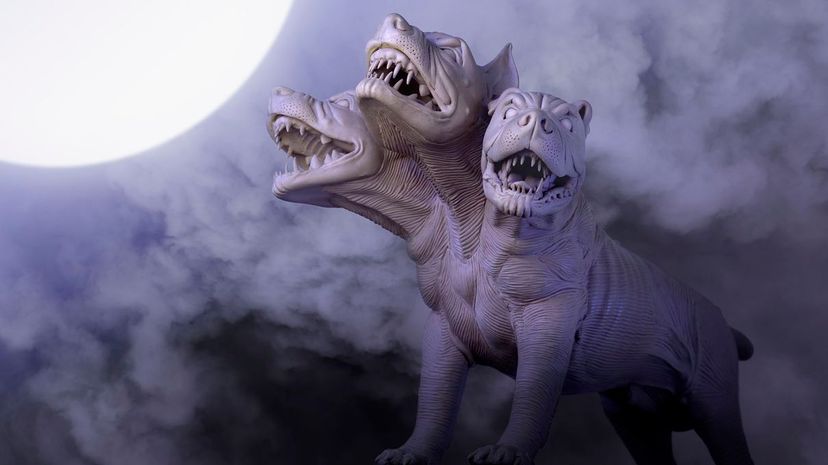 24 3-headed dog monster