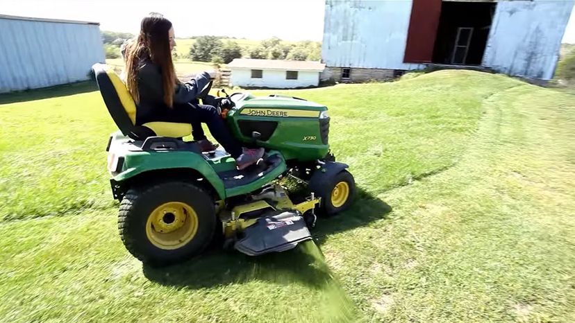 Rideable Lawnmower