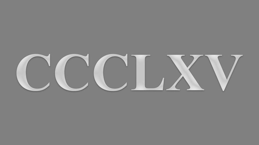 CCCLXV (365) 