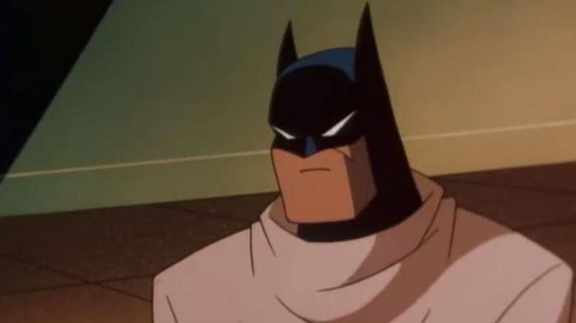 Batman frowning