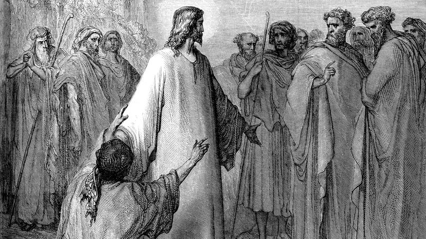 Jesus heals the possessed man
