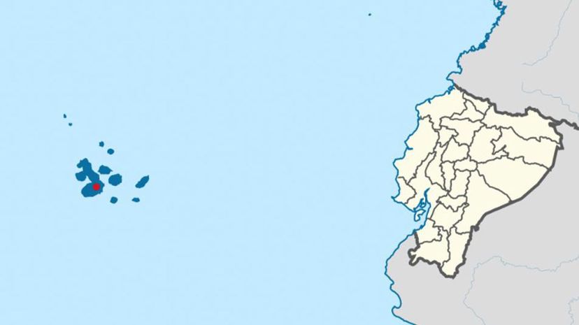 Galapagos Map - vague