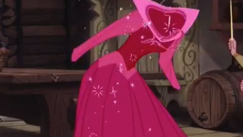 Aurora's pink dress