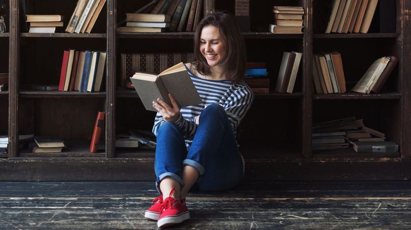 Woman studying