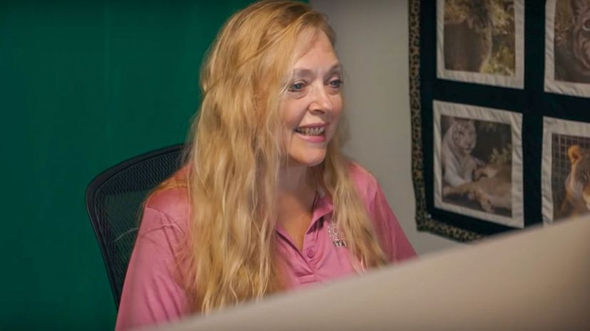 carole on computer