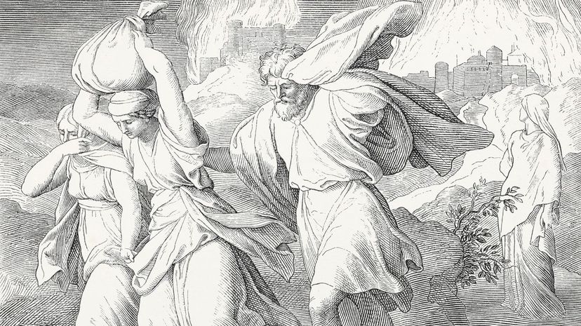 Lot's wife - pillar of salt