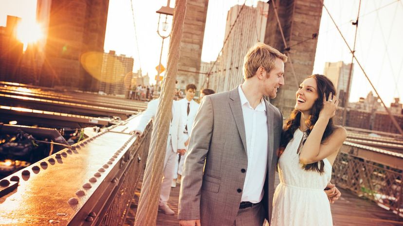 Couple on Bridge