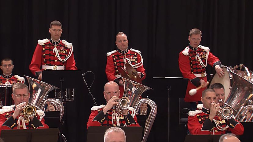 USMC Band Red Dress