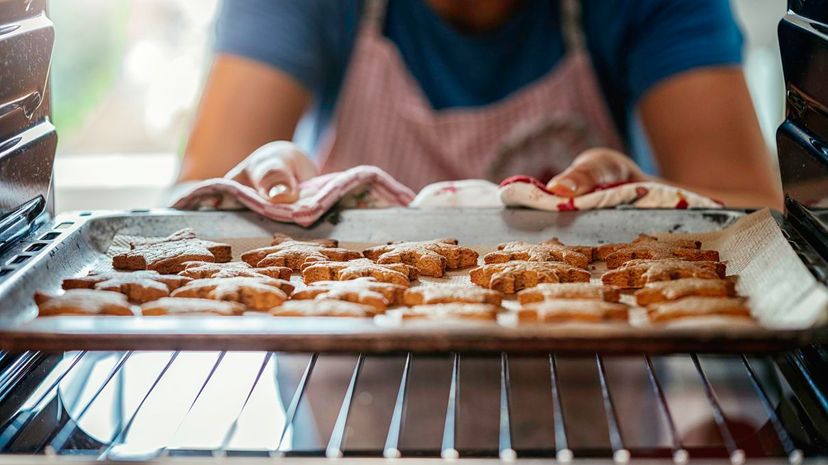 Baking in oven