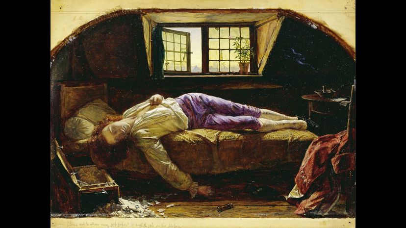 &quot;The Death of Chatterton&quot; by Henry Wallis