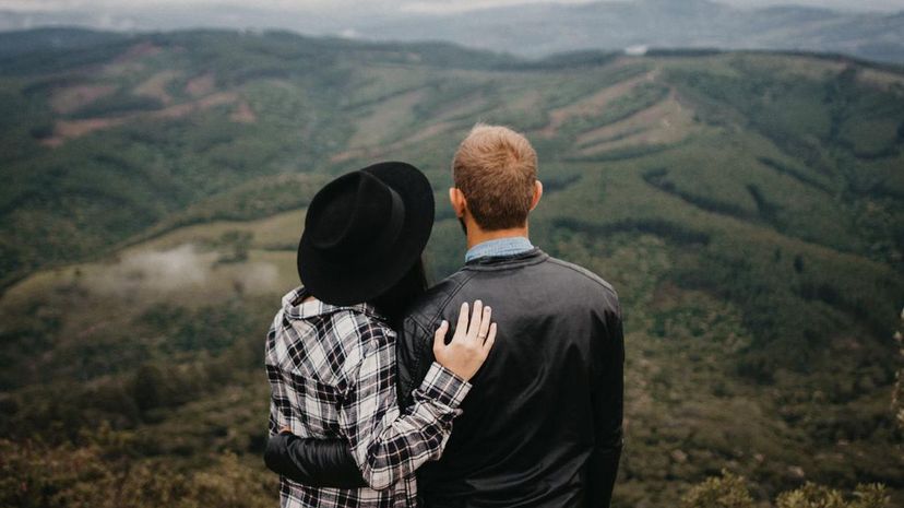 Couple at overlook