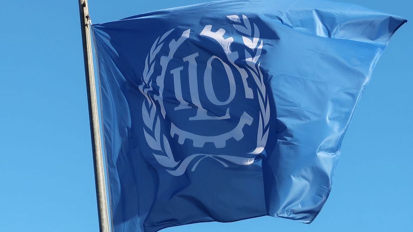 International Labour Organization flag