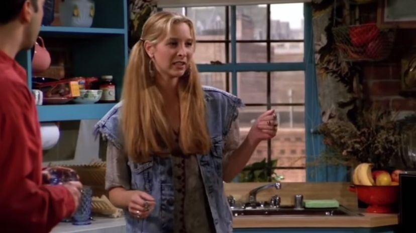 Phoebe responding to Joey