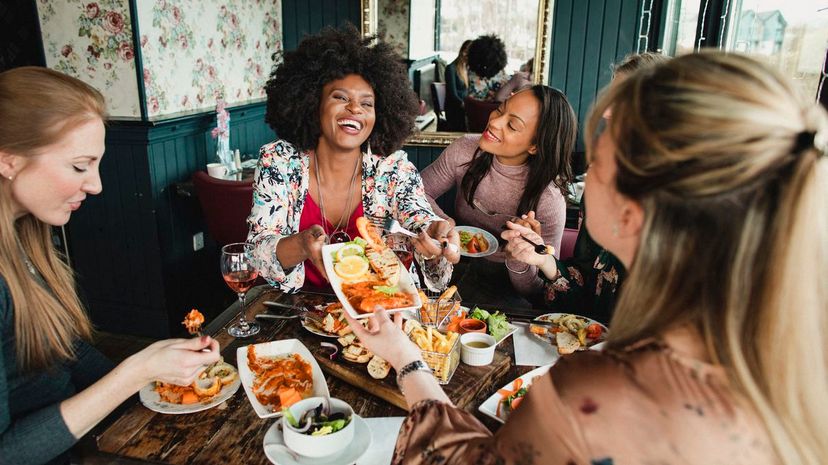 Friends Having Brunch