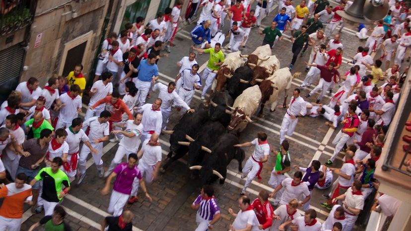 30 The running of the bulls