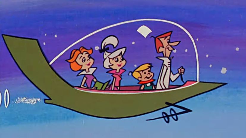 The Jetsons flying car